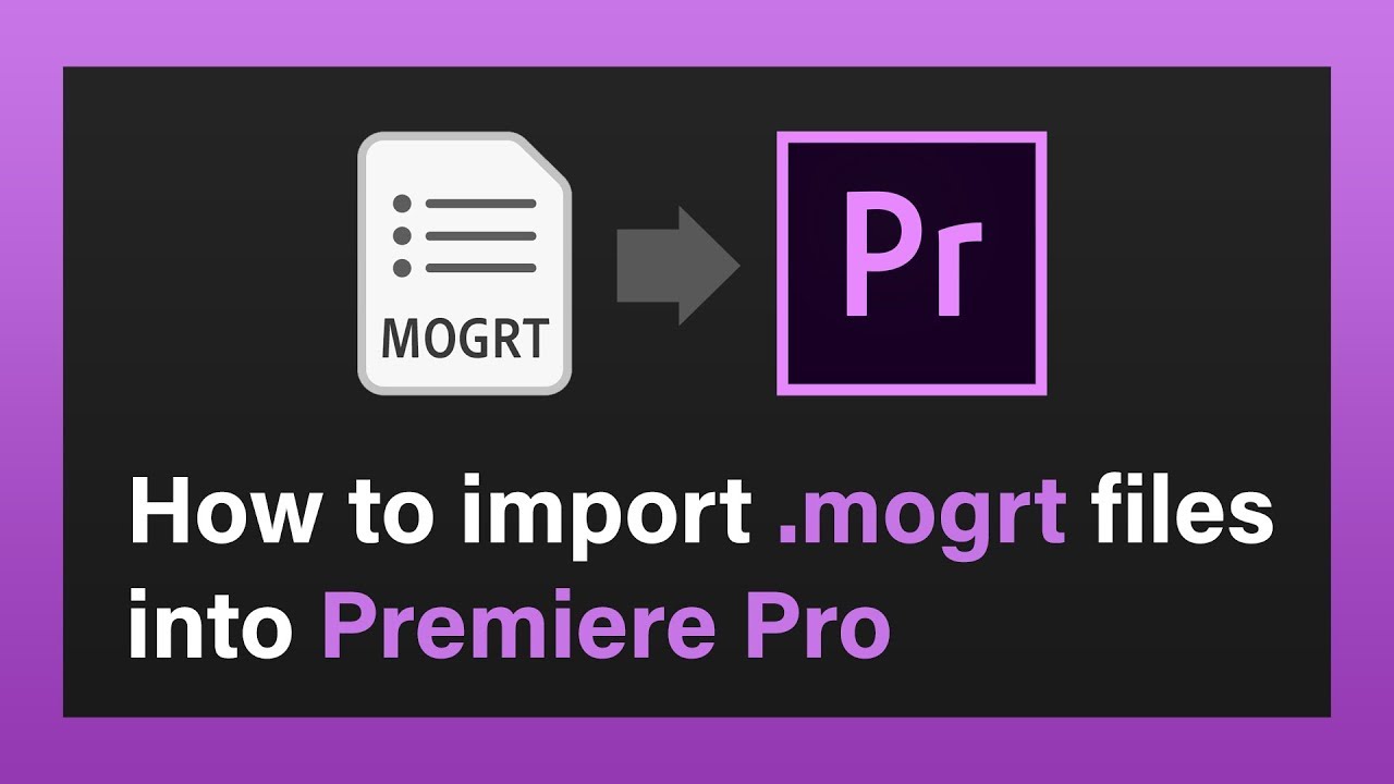 mogrt free premiere pro