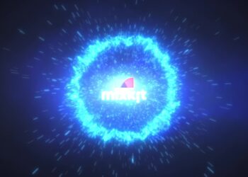 Particle Explosion Logo