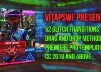 Drag and Drop Glitch Transitions