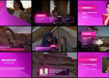 Glow Broadcast Package – Essential Graphics