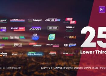 Lower Third Titles Pack