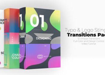 Typo & Logo Stinger Transitions Pack
