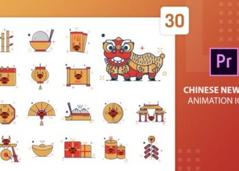 Chinese New Year Animation Icons