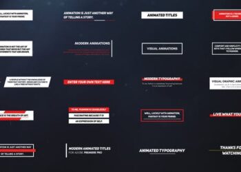 Smooth Minimalism – Animated Titles