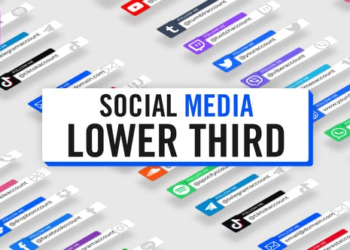 Modern Social Media Lower Thirds
