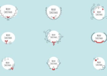 Christmas & New Year Titles // Mogrt