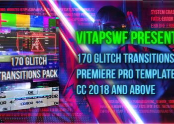170 Glitch Transitions Pack