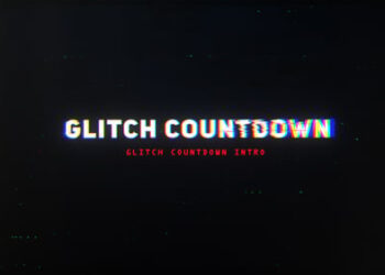 Glitch Countdown Intro Mogrt
