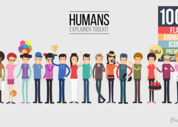 Humans Explainer Essential Graphics | Mogrt