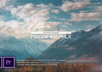 Magnifier Parallax Slideshow