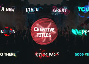 Creative Cartoon Titles | Premiere Pro MOGRT