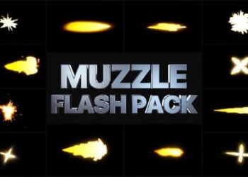 Muzzle Flash Pack 02 | Premiere Pro MOGRT