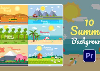 Summer Background | Premiere Pro MOGRT