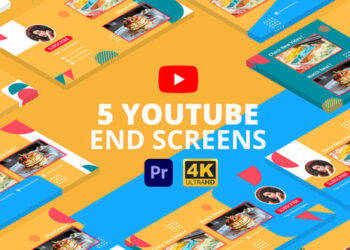 YouTube End Screens Vol.3 | Premiere Pro MOGRT