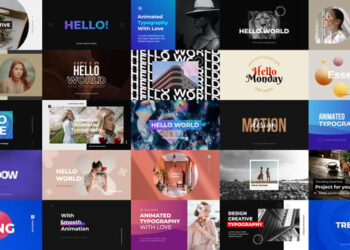 Animated Typography – For Premiere Pro