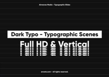 Dark Typo – Typographic Scenes