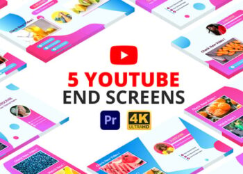 YouTube End Screens | Premiere Pro MOGRT