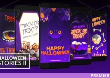 Halloween Instagram Stories II for Premiere