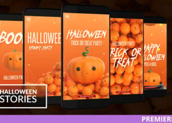 Halloween Instagram Stories for Premiere