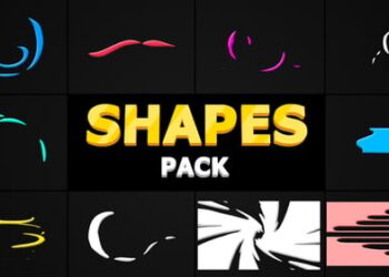 Brush And Grain Shapes | Premiere Pro MOGRT
