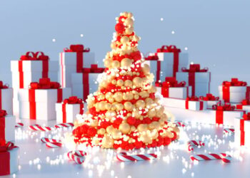 Abstract Christmas Tree (5 versions)