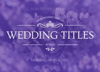Floral Wedding Titles