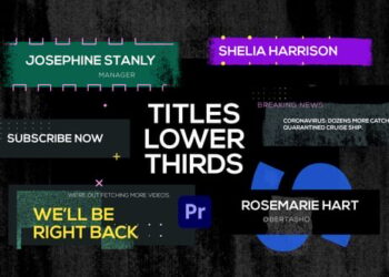 Grunge Distortion Title Reveals