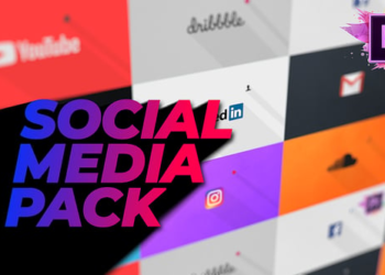 Flat Social Media Pack For Premiere Pro | Mogrt