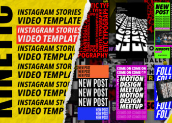 Kinetic Instagram Stories | MOGRT for Premiere Pro