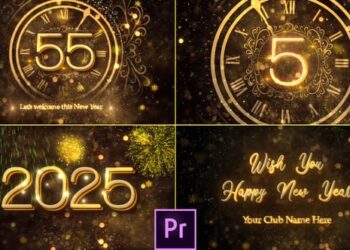 New Year Countdown 2025 – Premiere Pro