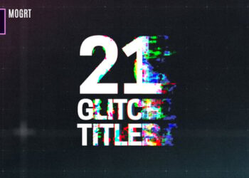 Glitch Titles for Premiere Pro MOGRT