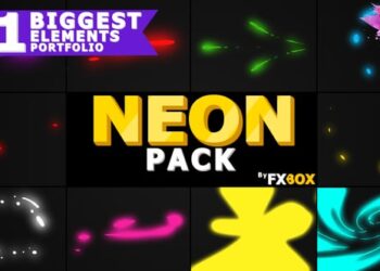Neon Shape Elements | Premiere Pro MoGRT