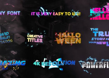 Creative Colorful Titles | Premiere Pro MOGRT