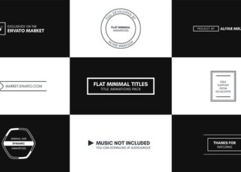 Flat Minimal Titles – Essential Graphics | Mogrt