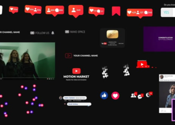 Social Media Elements – for Premiere Pro | Essential Graphics