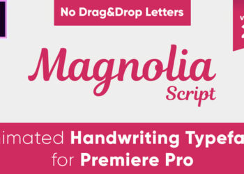 Magnolia – Animated Handwriting Typeface