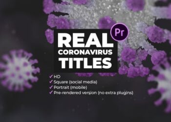 Real Coronavirus Titles for Premiere Pro