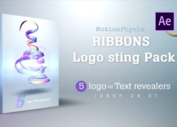 Ribbon logo Sting Pack – Premiere PRO