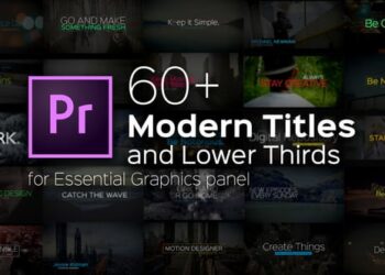 Modern Titles and Lower Thirds for Premiere Pro