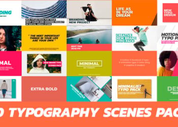 20 Trendy Typography Scenes