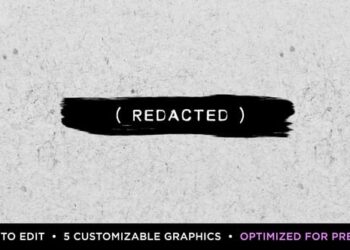 Redacted Titles | MOGRT for Premiere Pro