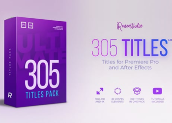 305 Titles Ultimate Pack for Premiere Pro & After Effects